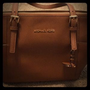 Michael Kors Tan Leather Purse